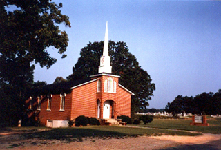 The current Brushey Creek Baptist Church.