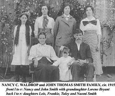 John Thomas Smith family