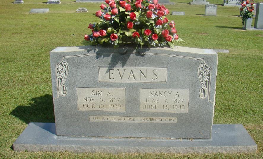 Nancy Ann <i>Woods</i> Evans
