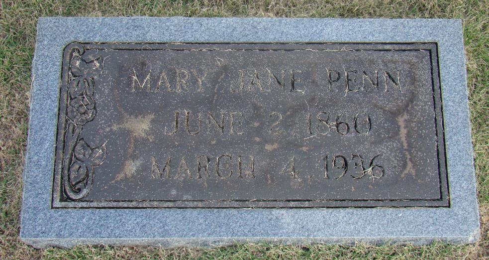 Mary Jane <i>Smith</i> Penn