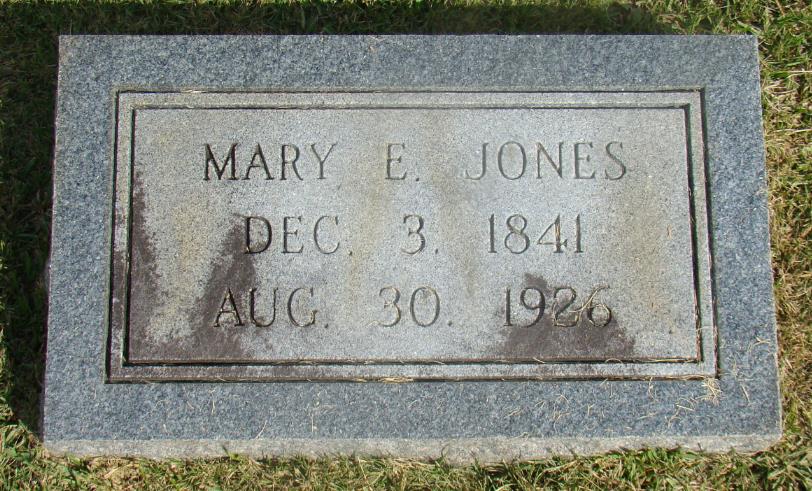 Mary E <i>Cupp</i> Jones