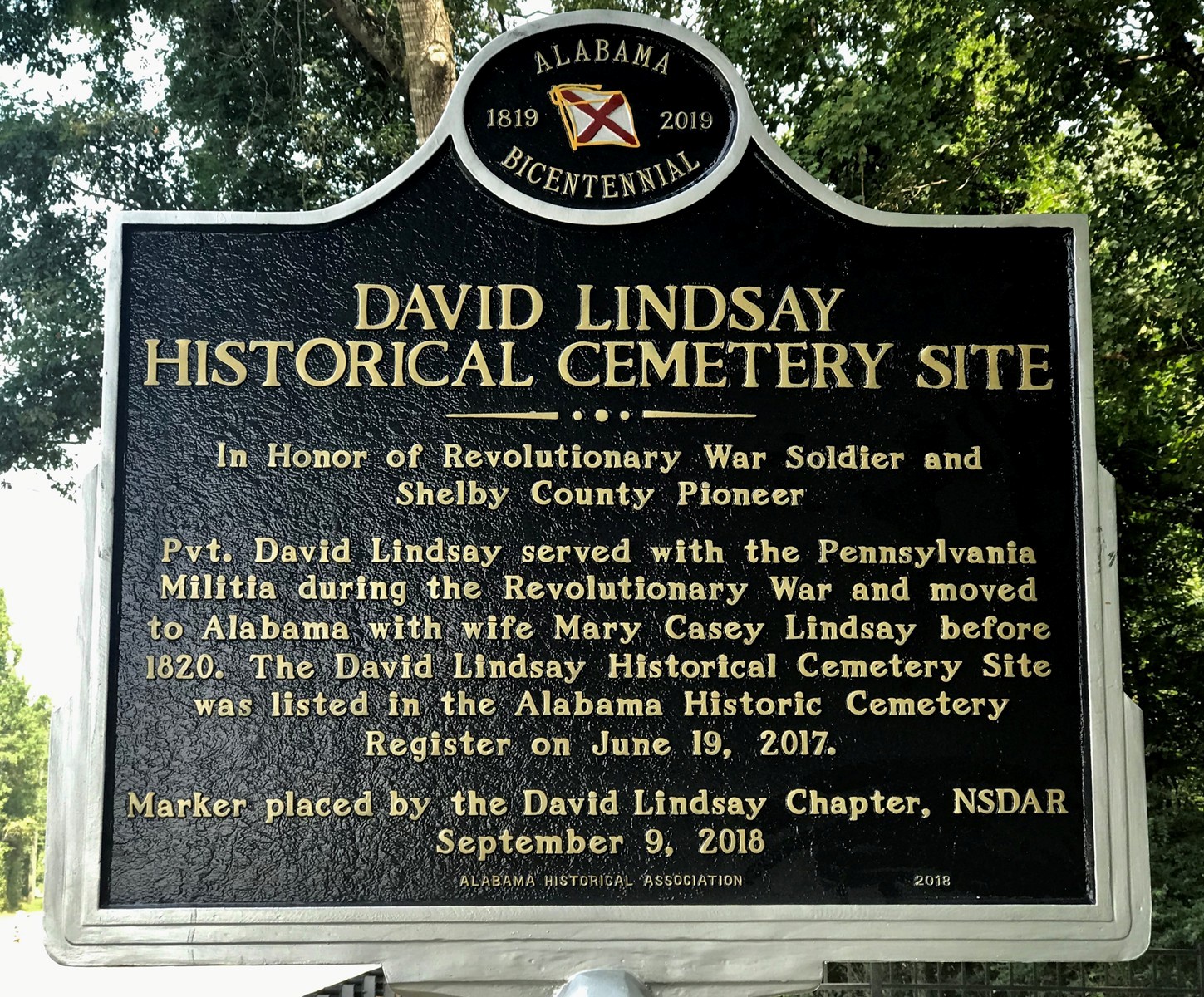 David Lindsay Historical Cemetery Site
