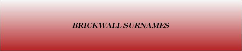 BRICKWALL SURNAMES