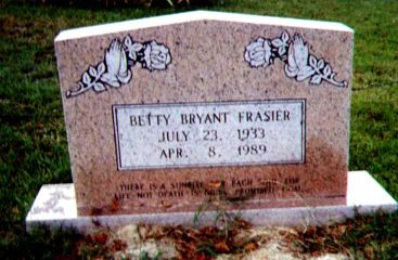 Betty Bryant Frasier Grave