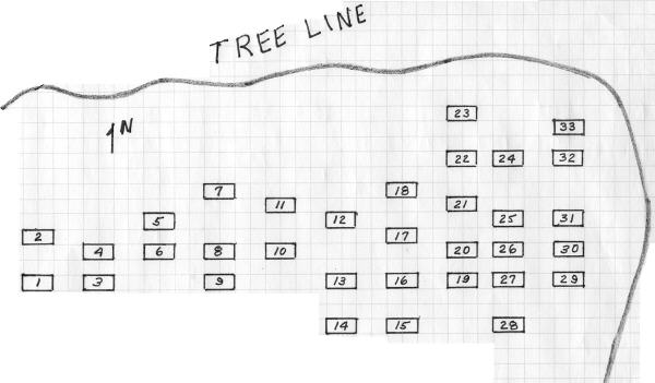 Ballard Cemetery diagram