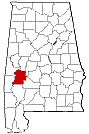 Alabama map