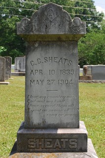 C. C. Sheets grave