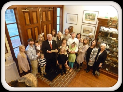 Seales Foyer Dedication with Family