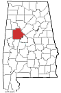 Tuscaloosa County Map